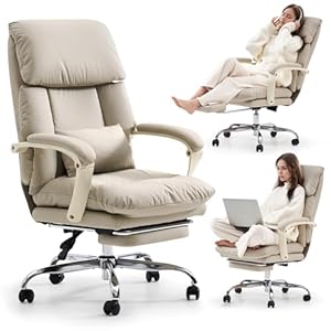 EMIAH Office Chair with Foot Rest, ...