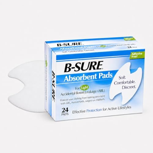 B-Sure Anal Leakage Pads, Box/24 Pads Alternate view