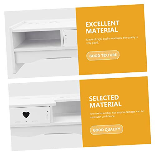 Soporte monitor elevador duradero Cabilock con base estable para mesa de oficina 6