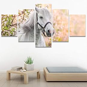 SIGNWIN 5 Panel Canvas Wall Art Modern Art...
