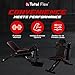TOTAL FLEX L with Performance Pack Folding Weight Bench & Exercise Bench Press Rack - Fitness Benches, Gym Bench for Home, Workout Bench - Multi Gym Strength Training Equipment, Portable Gym Equipment