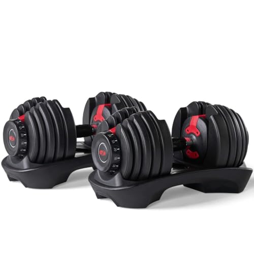 BowFlex SelectTech 552i Hanteln (Paar), einstellbar von 2 bis 24 kg pro Hantel