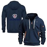 WZYRZ Sweat à capuche pour homme, haut d'extérieur pour SCANIA, pulls molletonnés, vêtements de sport à manches longues, manteau d'entraînement à demi fermeture éclair, veste,D l