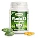 Produktbild Vitamin B2, hochdosiert, 250mg - 180 Tabletten, vegan. Riboflavin  unterstützt Energiestoffwechsel, Sehkraft, Haut & Nerven. OHNE künstliche Zusätze - laborgeprüft. Von Greenfood.