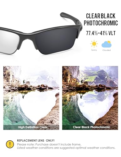 Image of BLAZERBUCK Polarized Replacement Lenses for Oakley Quarter Jacket OO9200 Sunglass