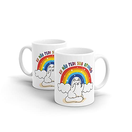 Caneca Cerâmica - Eu não pedi sua opinião