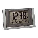 Datexx Radio Control Wall Clock with Date and Temperature