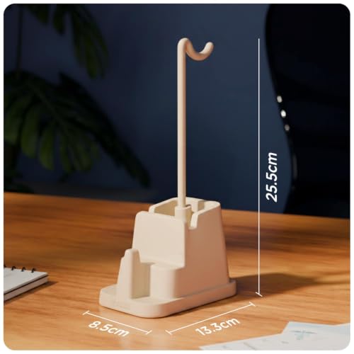 Image of eo 4-in-1 Pen Stand | Spectacle Holder + Headphone /Neckband Holder + Mobile Phone Stand + Desk Organiser | Space Saving Table Organizer for Office, Study, Bedroom | Gifts for Office Colleagues | Glasses Holder | Vertical & Horizontal Phone Stand | Neckband and Headphone Dock | Great Gift for Kids