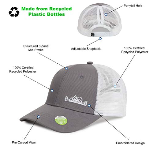 Gorra mujer eco amigable con abertura para coleta miniatura 2