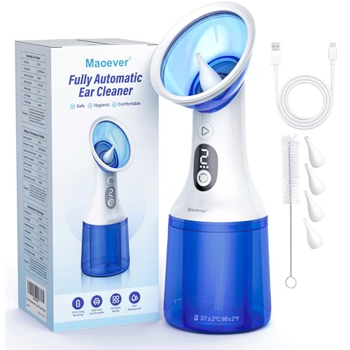 Electric Ear Wax Removal with One-Piece Waste Tank, Water Powered