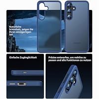 Premium Hülle für Samsung Galaxy S24 – Robust, stoßfest & stilvoll! Airbag-Technologie für Schutz auf Militärniveau. Kratzfest, griffig & sorgt für höchsten Komfort (Blau, Samsung S24) – Ansicht 6