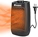 Produktbild Mini Keramik Heizlüfter, Elektrische Heizlüfter Klein für Hause 1200W / 750W, 3 Stufen Einstellbare Elektrische Heizung Tragbare Heizgeräte mit Überhitzungsschutz, Heizlüfter Ventilator für das Büro