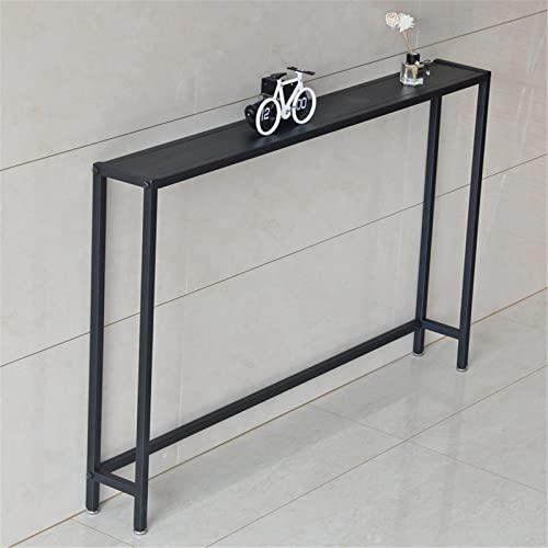 Mesa consola estrecha para decorar un pasillo largo o colocar detrás del sofá 5