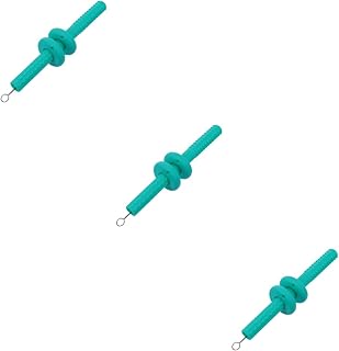 Toyvian 3 Conjuntos De Mordedor De Brinquedos Para Bebês Brinquedos De Silicone Para Crianças Brinquedos Para Bebês Brinquedos Para Crianças Tubos Ocos De Dentição Brinquedo Para