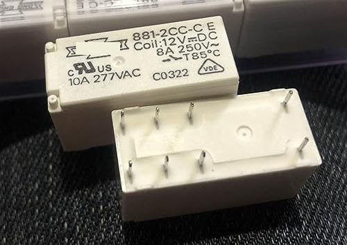 Relé 881-2CC-C 24VDC automatización industrial de 8 pines para cuadros