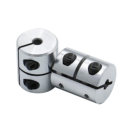Rigid coupling,Stainless steel rigid coupling 1pcs D25L25 3D Printer Part Lead Screw Aluminium RIgid Coupler Coupling 5x12mm for Motor Electric CNC Machine(5x8)