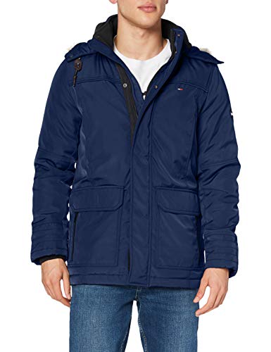 Tommy Jeans Uomo Tech Parka Parka Maniche lunghe