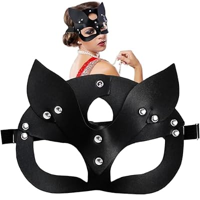 FUKPO Máscara de Gato de Cuero para Mujer - Antifaz Negro para Cosplay, Carnaval, Halloween, Navidad y Fiestas | Ya disponible en tu tienda friki favorita! En mundofriki.es! FUKPO Máscara de Gato de Cuero para Mujer - Antifaz Negro para Cosplay, Carnaval, Halloween, Navidad y Fiestas | Ya disponible en tu tienda friki favorita! En mundofriki.es!