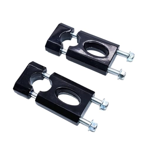 Rehausseur de guidon aluminium noir de moto cross 110cc et quad tout-terrain