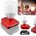 Produktbild Akku Lampe für Einhell 18V Akku:Einhell Akku Lampe,12W LED Baustrahler mit E27 Bulbs Einstellbares 150-1300LM, Arbeitsbeleuchtung,LED Strahler,Einstellbare Helligkeit Taschenlampe Baustellenlampe