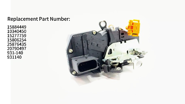 Image of Front Left Driver Side Door Lock Actuator Motor Assembly Compatible with Chevy Impala 2006-2011 - Replaces 15884449 931-140 - Heavy Duty Latch Replacement for LT LTZ SS Models 3.5L 3.9L 5.3L