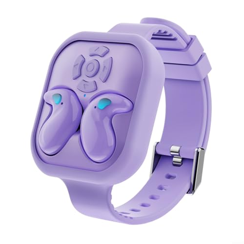 Unsichtbare Schlaf-Ohrhörer mit Fernbedienung – 120+ Stunden Standby & Sport (lila)