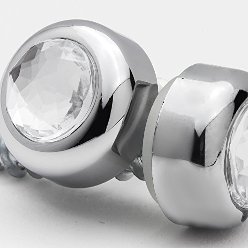 Pilot Automotive Chrome and Diamond License Plate Fasteners #TOP25