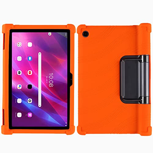 Coque silicone souple Lenovo Yoga Tab 11 orange pour éviter les rayures sur votre YT-J706F