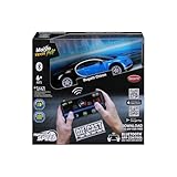 Maisto Tech Mini Metal Die CAST Bugatti CHIRON Bluetooth Radio Control Super Car   1:41 Scale   Hightly Detailed, High Performance RC Vehicle