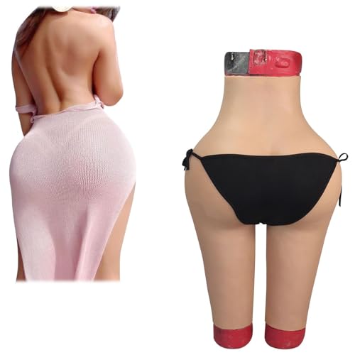SoTUCR Bragas De Silicona para Realzar GlúTeos, Pantalones Cortos Realistas con Forma De Vestido Cruzado, Pantalones Cortos Acolchados para Levantamiento,Color 2,Upgraded