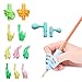 Silicone Pencil Grips for Kids Handwriting for Preschool, Ergonomic Writing Aid Grip Trainer Posture Correction Finger Grip for children, Adults, Students Special Needs