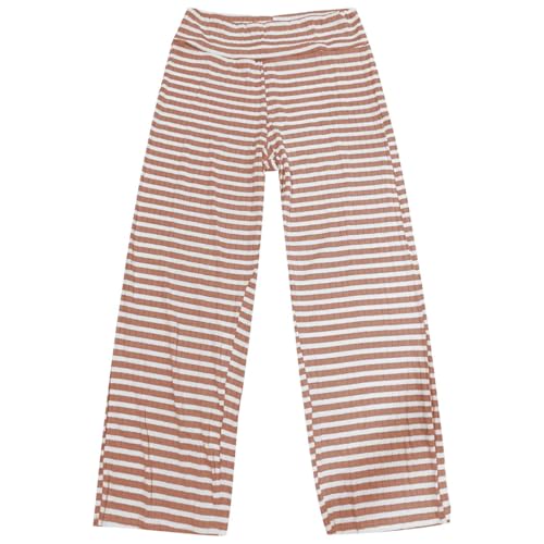 Pantalon bootcut confortable à taille haute et jambes larges - 4