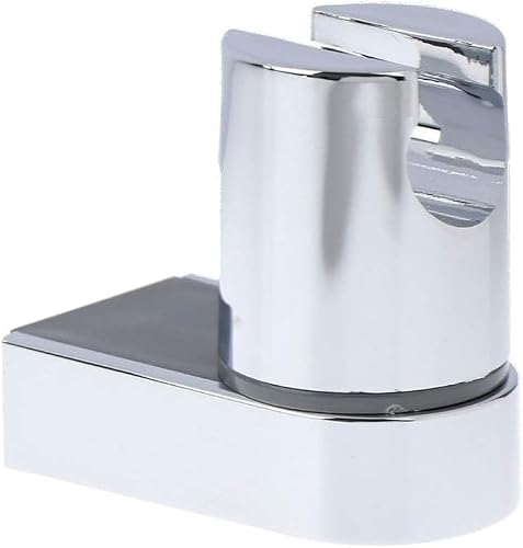 ROHCGHC shower bracket, Universal Adjustable Shower Head Mount, Polished Chrome Bracket Handheld Bathroom Wall ABS Rack Slider Hanger Holder