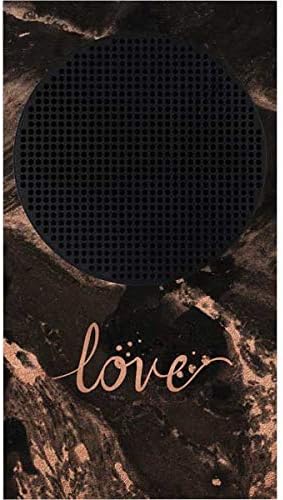 Skinit Decal Gaming Skin Compatible with Xbox Series S Console - Love Rose Gold Black Design