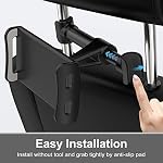 Car Headrest Backseat Mount,Phone/Tablet Car Mount, Adjustable Devices Holder for 4-11 inch Tabltes/Phones, Compatible for iPhone 17 16 15 14 13 12 11 Pro Max, S22,S21, iPad Air,Tabs