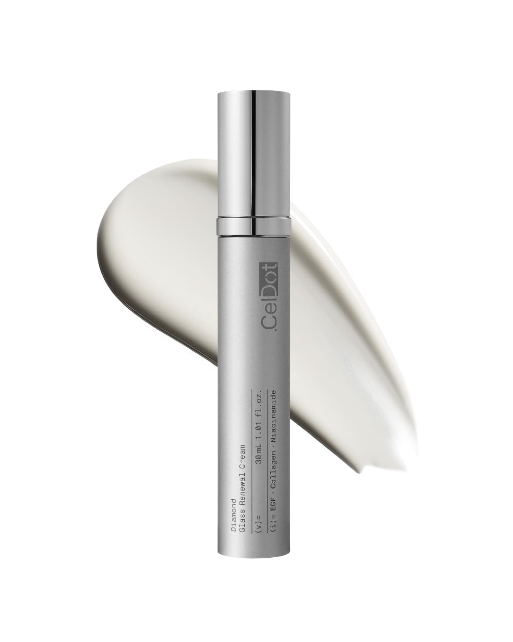 Diamond Glass Renewal Cream, EGF Collagen Niacinamide Face Moisturizer with Adenosine PHA LHA, Korean Skin Care Cream for Radiant Glass Skin, 1.01 fl oz