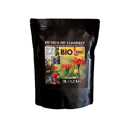 BIO Lombriz 3 Litros. HUMUS DE LOMBRIZ PARA PLANTAS.ENRAIZANTE y ABONO. ACTIVADOR DE LA TIERRA para PLANTAS. Sustrato fertilizante con MICROORGANISMOS NATURALES y ENRAIZANTE PARA ESQUEJES.