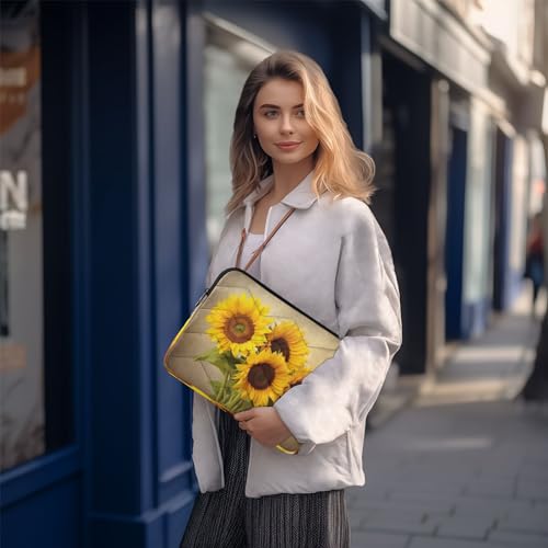 Funda para portátil con girasoles 13-14 pulg impermeable miniatura 7