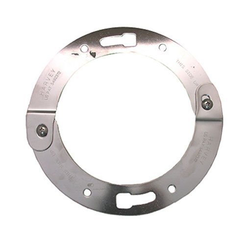 Harvey's 014710 Toilet Flange Repair Stainless Steel Split Ring to Replace/Repair Broken Closet Rings by No Manufacturer