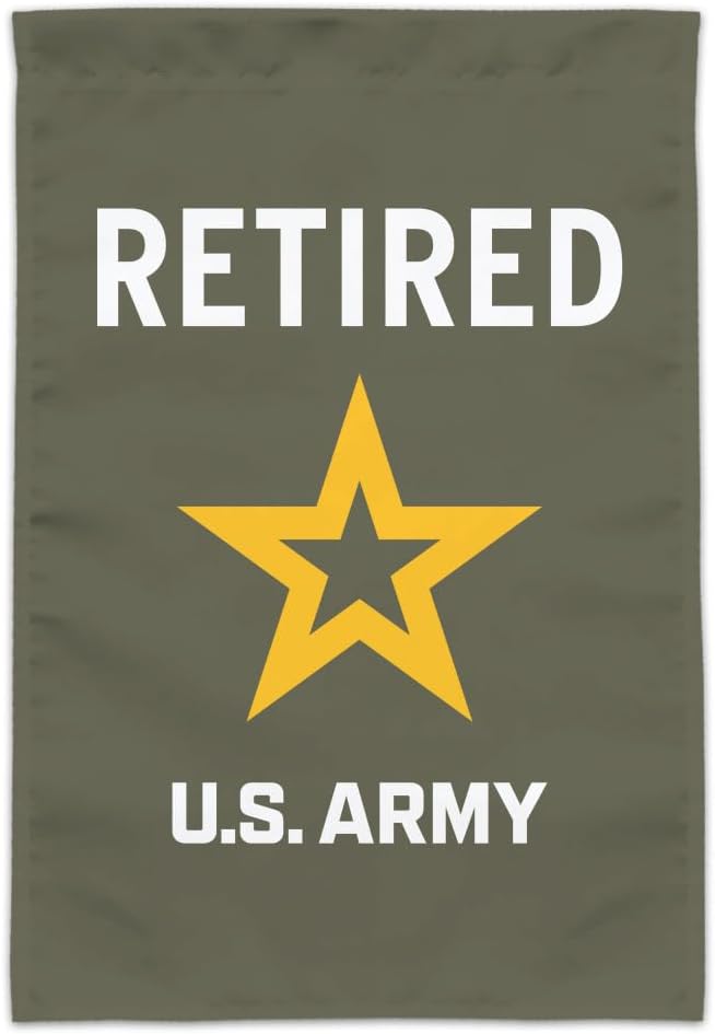 U.S. Army Retired Logo Garden Yard Flag
