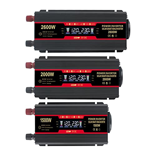 Onduleur pour installation solaire de voiture 2600W idéal pour le camping