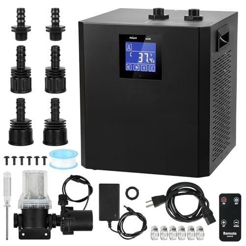 Cold Plunge Chiller, Ice Bath Water Chiller Machine with Pump and Filter, 87 Gallon Capacity, Efficient Cooling System for Athletic Recovery, Easy Setup for Home Gym (Black)