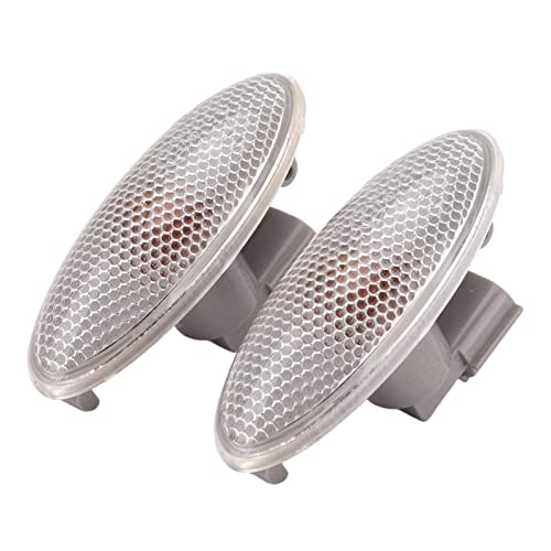 Yctze 2 Pièces Clignotant de Marqueur Latéral Clignotant Feux de Position Latéral Ambre de Remplacement Feu latéral