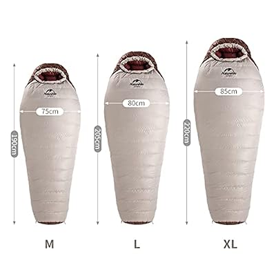Sacco A Pelo AEGISMAX Serie D Mummia Ultraleggero 90% Piuma D'Anatra - Campeggio
