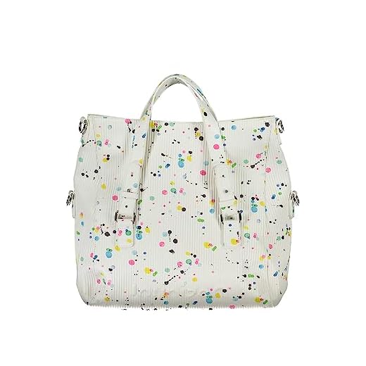 Desigual, BAG NEON ART LOVERTY 2.0 1001 RAW Donna, bianco, Taglia unica