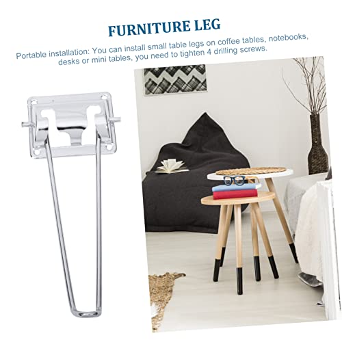 Patas de soporte resistente LIFKOME para muebles plegables y patas de escritorio 5