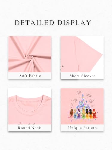 Plus Size Magical Shirts for Women Magical Tee Shirt Family Trip Vacation Tshirt Holiday Summer Graphic Tee Tops — view 6