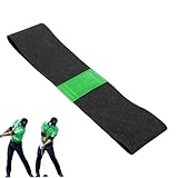 Golf Wrist Correction Trainer & Arm Band Set, Golf Training Arm Band & Wrist Strap to Improve Consistency, Sync Arms and Body Wrist Strap Brace, Ideal Golf Swing Training Kit for Beginner (Green-1Pcs)