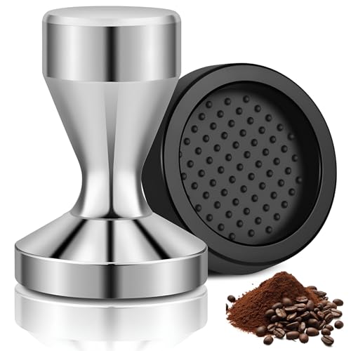 Catálogo de Prensadores de café los más recomendados. 42 TUCORRESI Tamper de Café de 58 mm, Prensa de Café, manipulador de mano, Coffee Tamper Espresso Prensador de Café, Herramienta de Prensa de Granos de Café Expreso Barista, con...