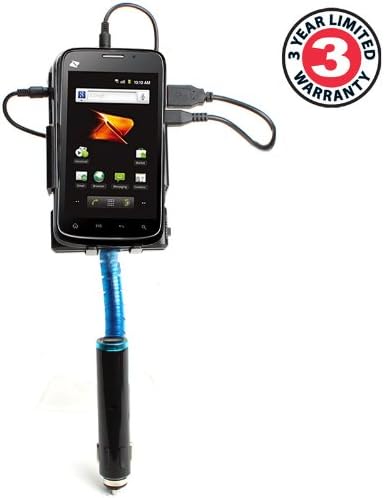 GOgroove FlexSMART Sp Advanced Car Mount System with NEW Signal Intensifying FM Transmitter and USB Charging Port - Works For Apple iPhone 3 , 3GS , 4 , 4S / iPod Touch , Classic